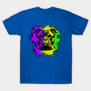 Olde English Bulldogge Stencil Art T-Shirt